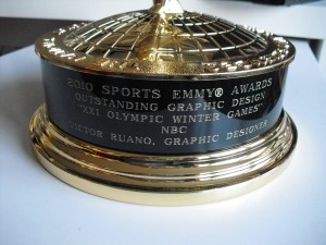 Victor Ruano Emmy Awards trophy 02